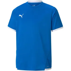 Puma Kids' Breathable Football Jersey - teamLIGA Collection, Blue