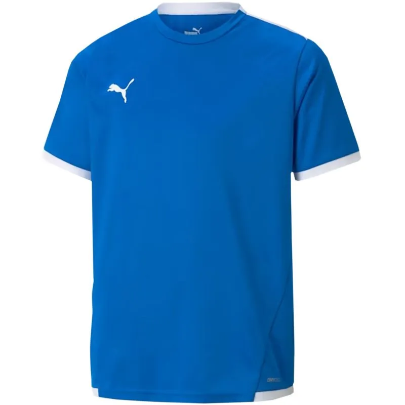 Puma Kids' Breathable Football Jersey - teamLIGA Collection, Blue