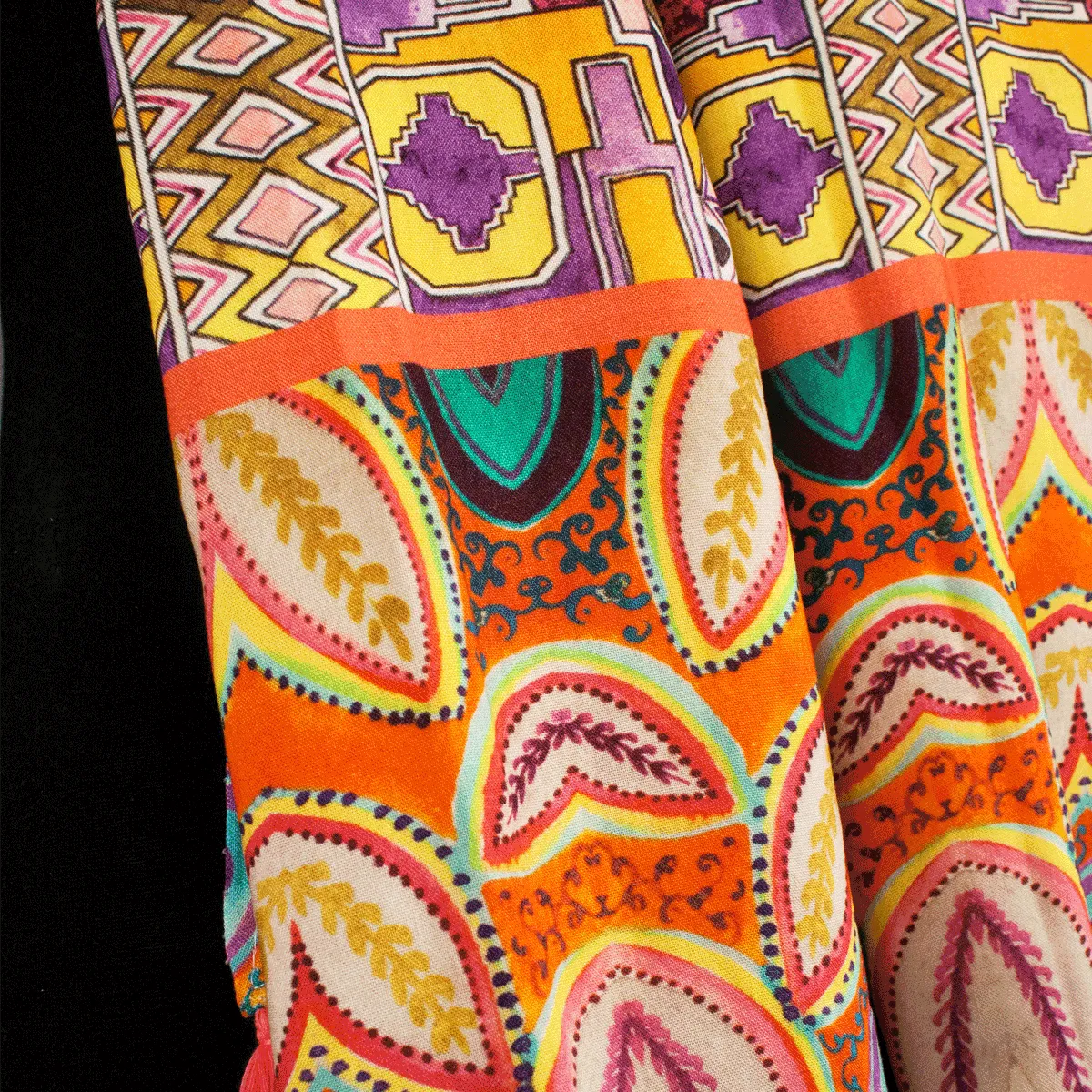 Purple Aztec Stole