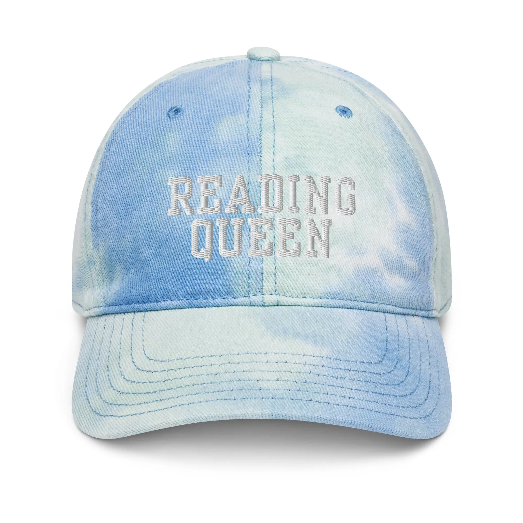 reading queen tie dye hat