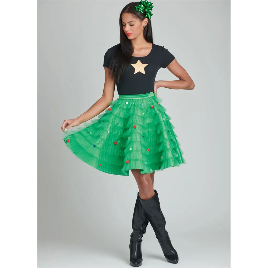 Simplicity Sewing Pattern S9879 Holiday Skirts, Collar and Appliques