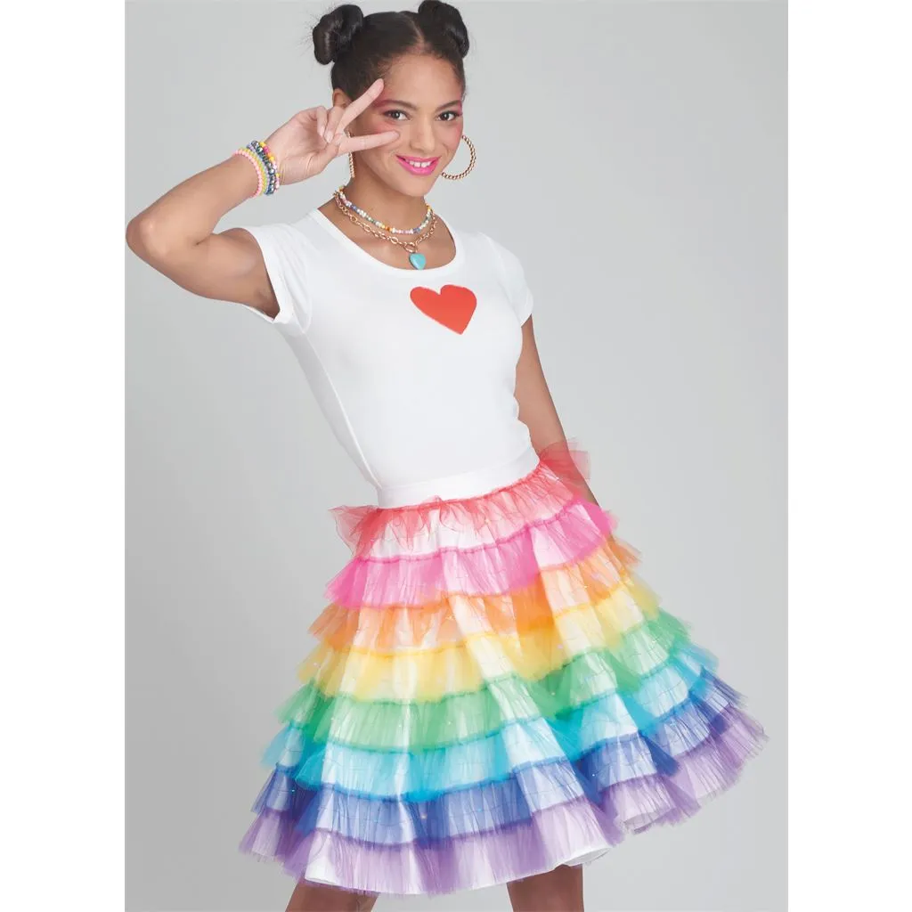 Simplicity Sewing Pattern S9879 Holiday Skirts, Collar and Appliques