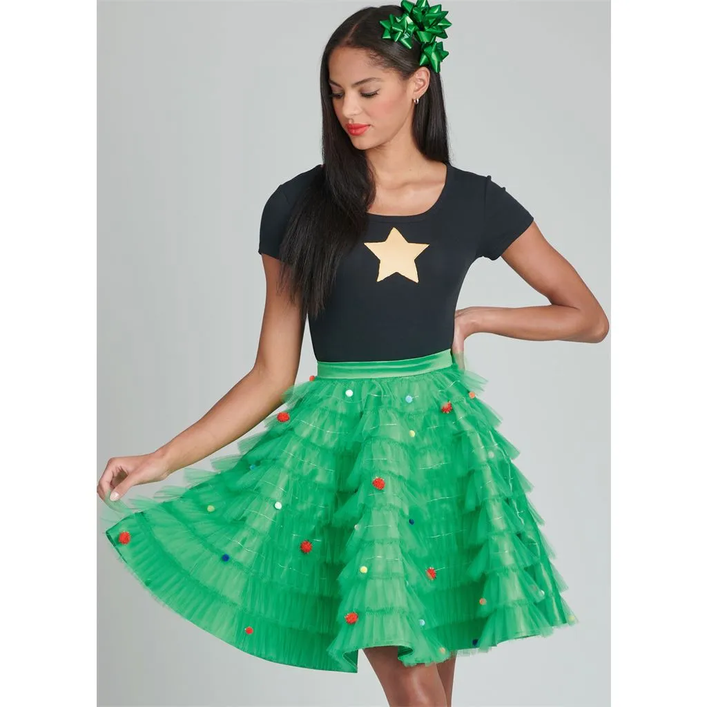 Simplicity Sewing Pattern S9879 Holiday Skirts, Collar and Appliques