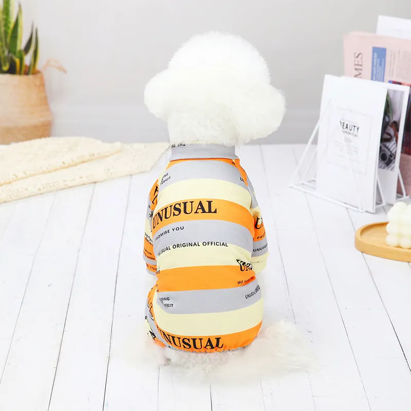 Soft Dog Jumpsuit Breathable Pet Apparel