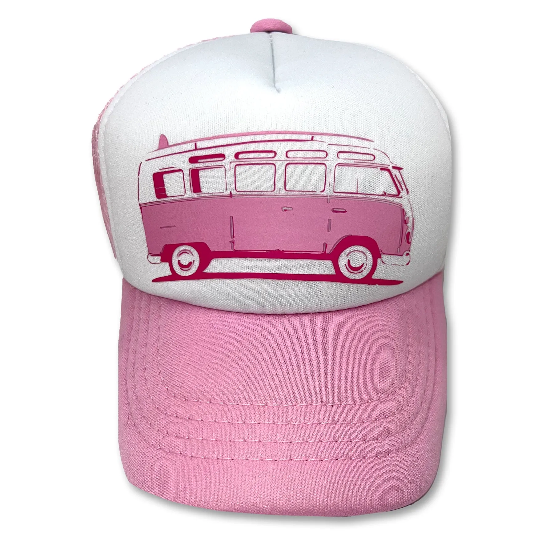 Sol Baby Surf Bus Pink Trucker Hat