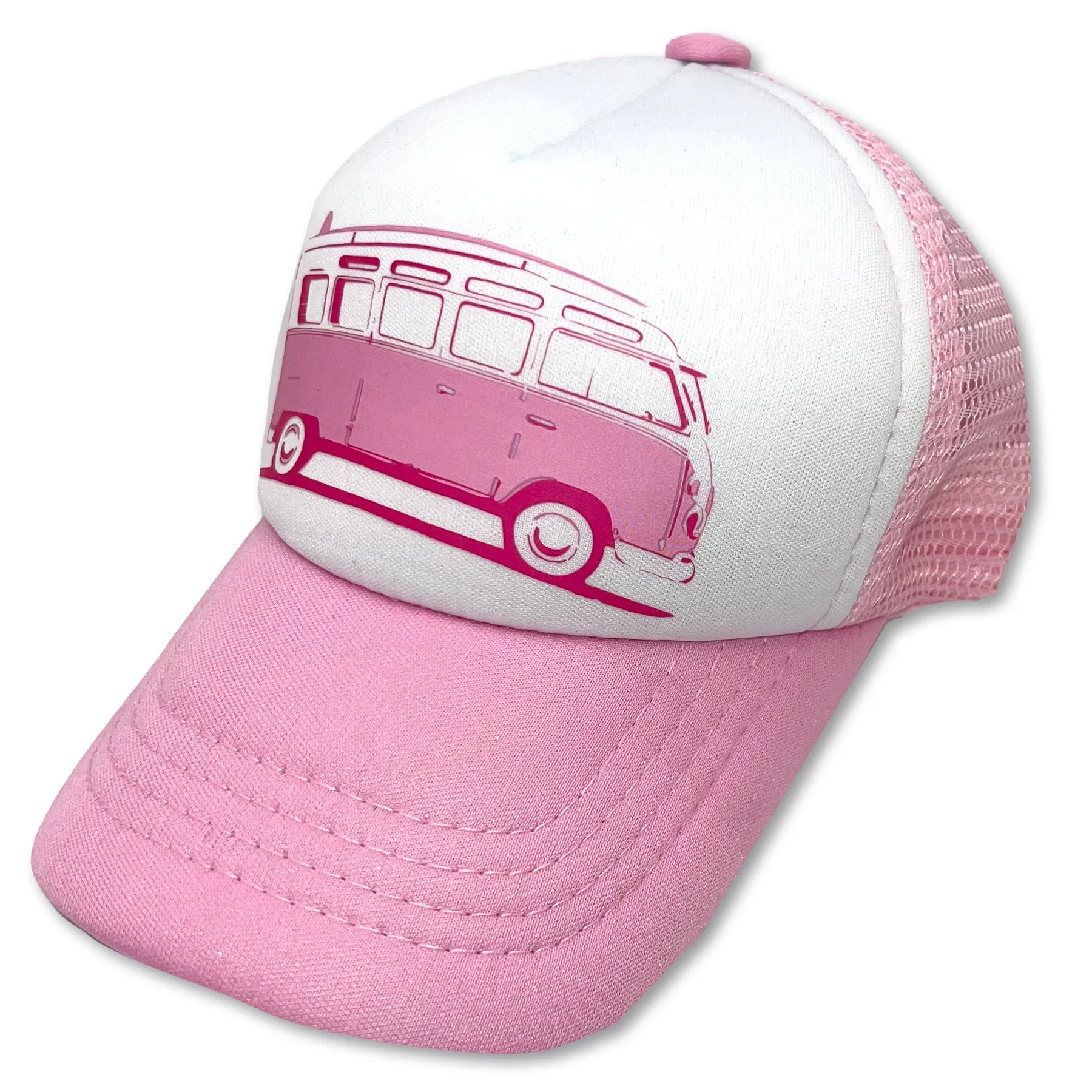 Sol Baby Surf Bus Pink Trucker Hat