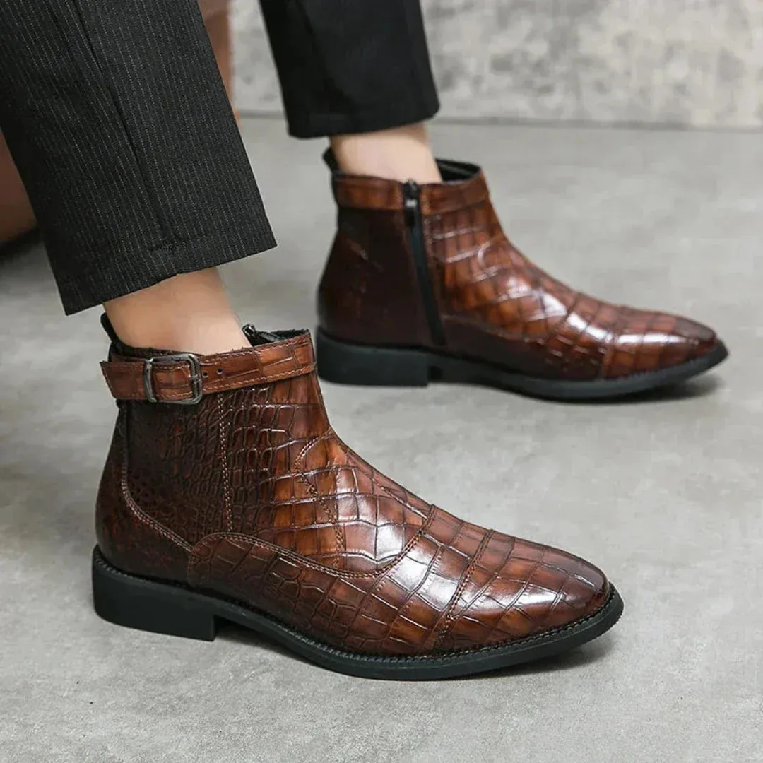 Stylish leather Chelsea boots for men