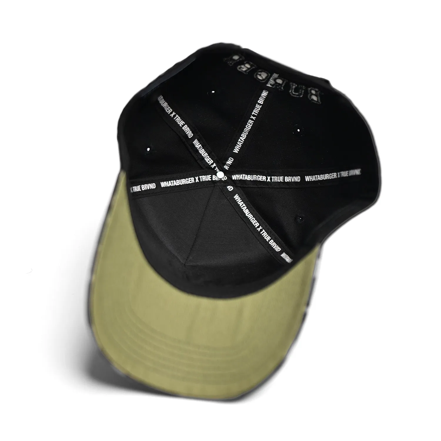 True Brvnd® Black Camo Whataburger Hat