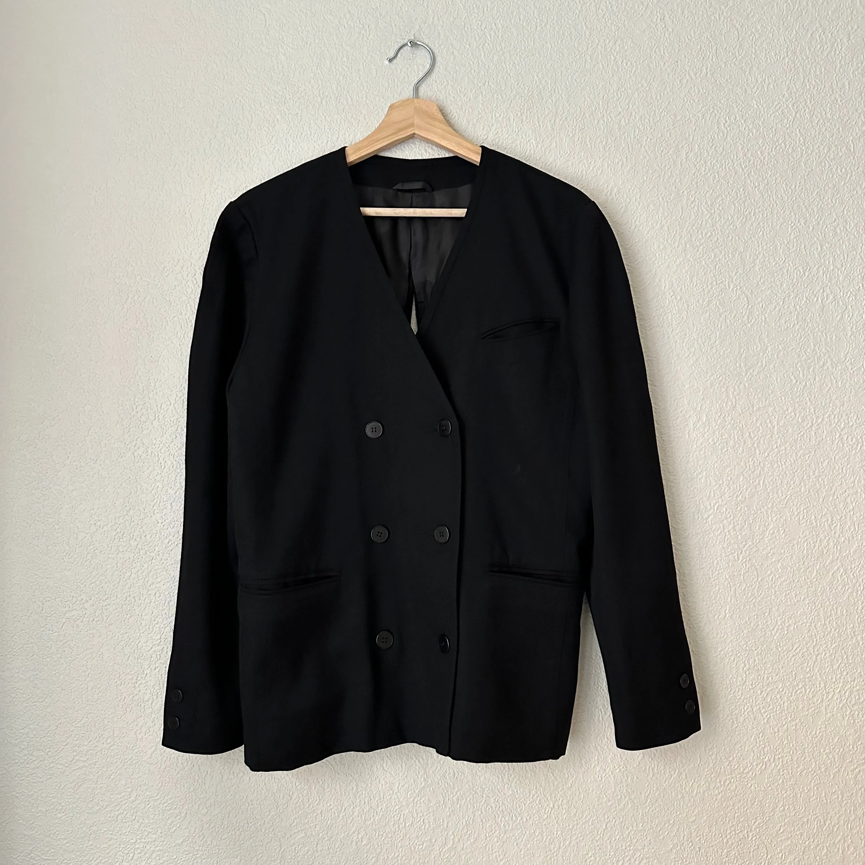 Upcycled Bow Blazer Black/houndstooth, Upcycled - size M