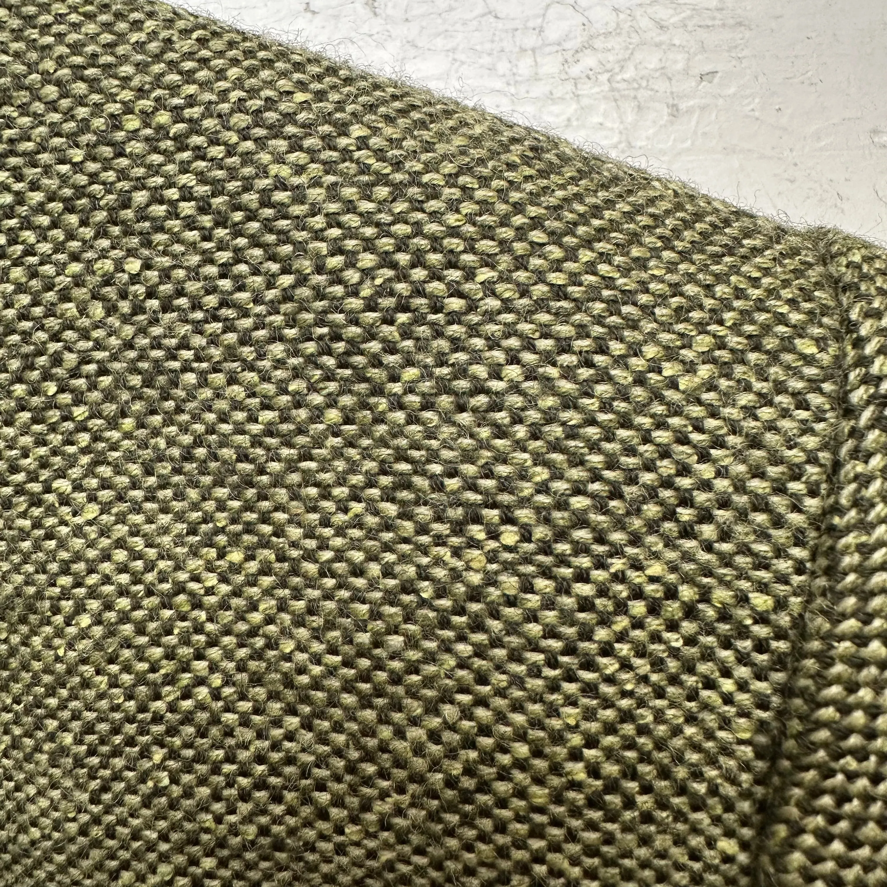 Upcycled Bow Blazer Boucle Green/Golden, size S-M