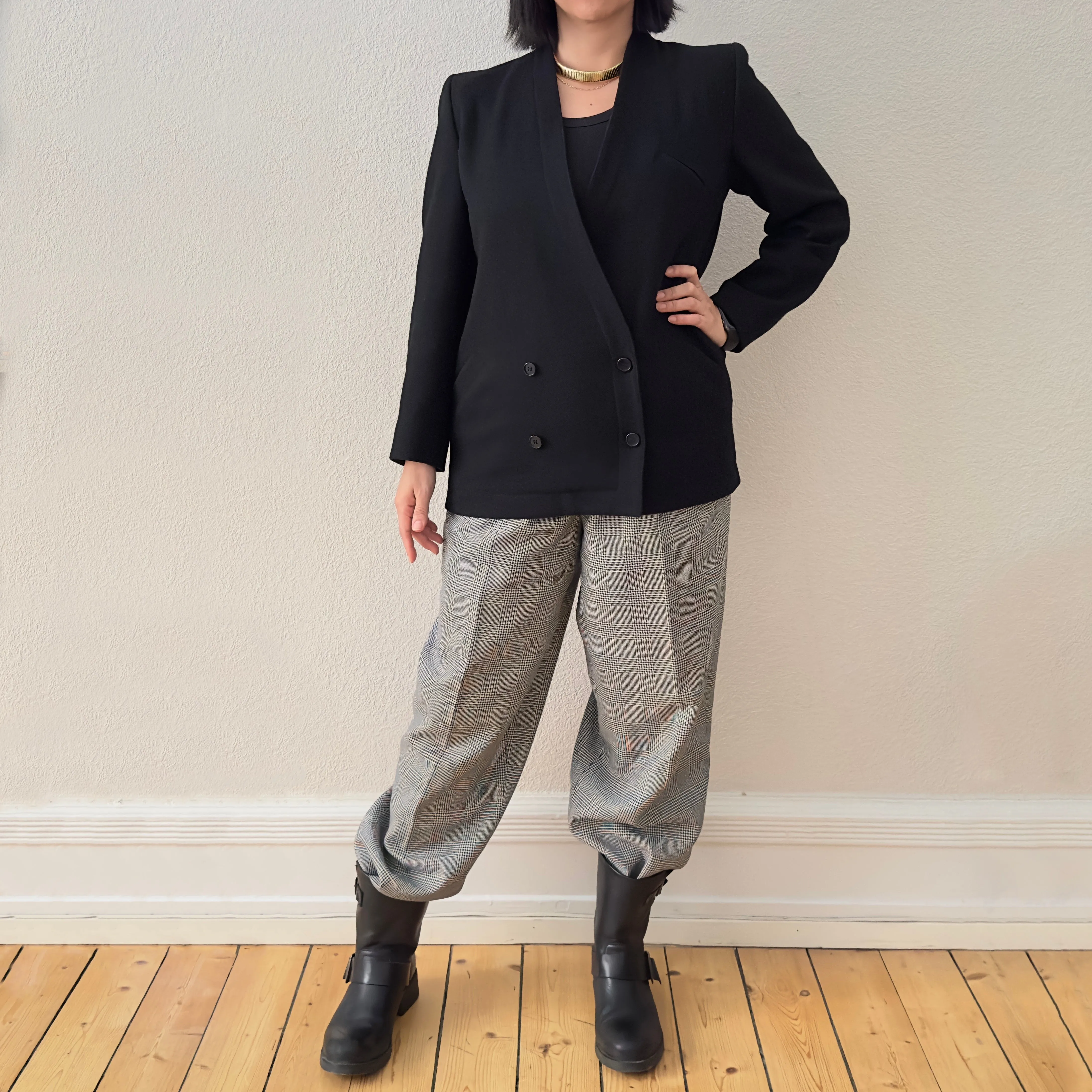 Vintage Ted Lapidus Black Blazer, size M