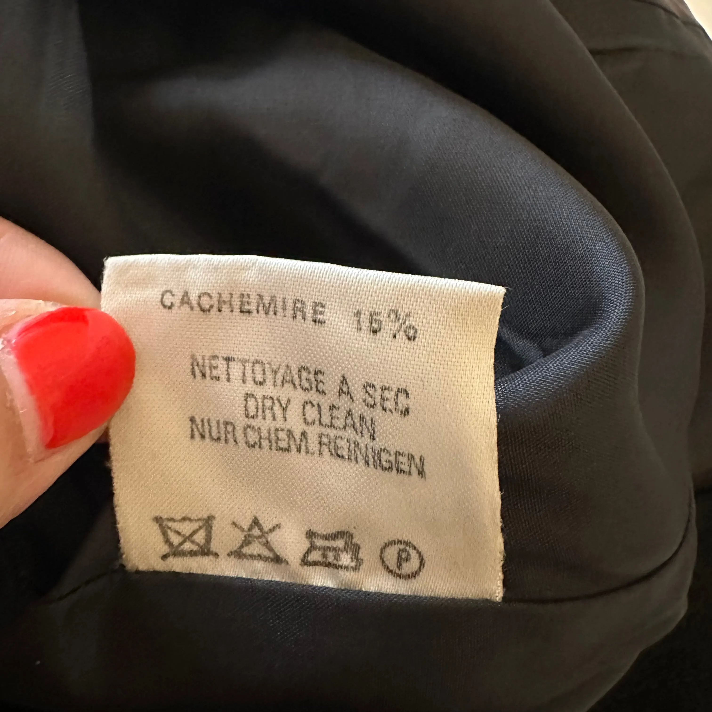 Vintage Ted Lapidus Black Blazer, size M