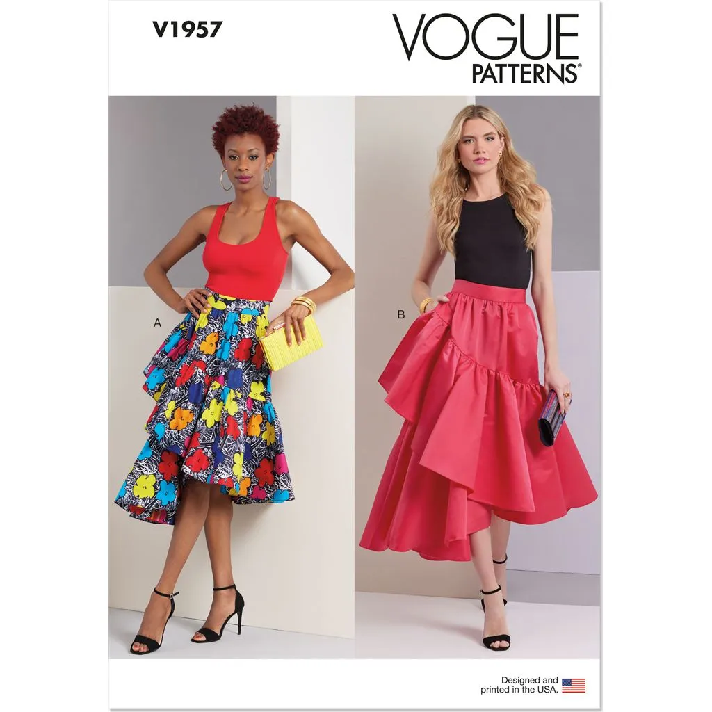 Vogue Pattern V1957 Misses' Skirts