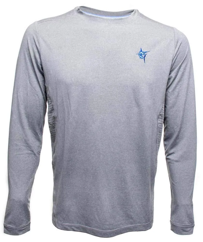 White Water Medium Grey UltraFlex Breathable Long Sleeve Shirt