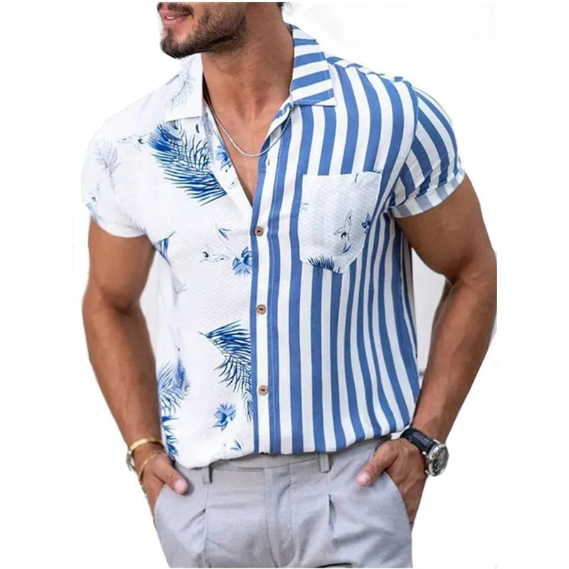 Wiaofellas  -  Mix And Match Summer Short Sleeved Polo Shirts At Home And Out, Monotonous And Breathable Polo Shirts, Men's Clothing