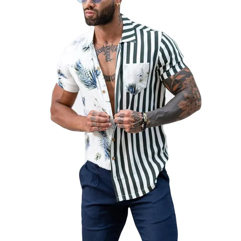 Wiaofellas  -  Mix And Match Summer Short Sleeved Polo Shirts At Home And Out, Monotonous And Breathable Polo Shirts, Men's Clothing