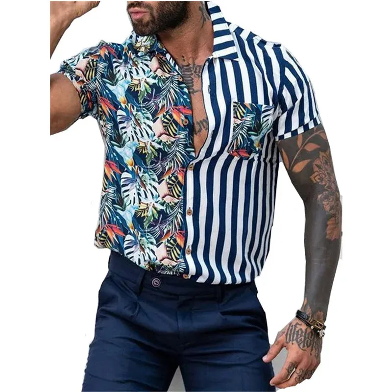 Wiaofellas  -  Mix And Match Summer Short Sleeved Polo Shirts At Home And Out, Monotonous And Breathable Polo Shirts, Men's Clothing