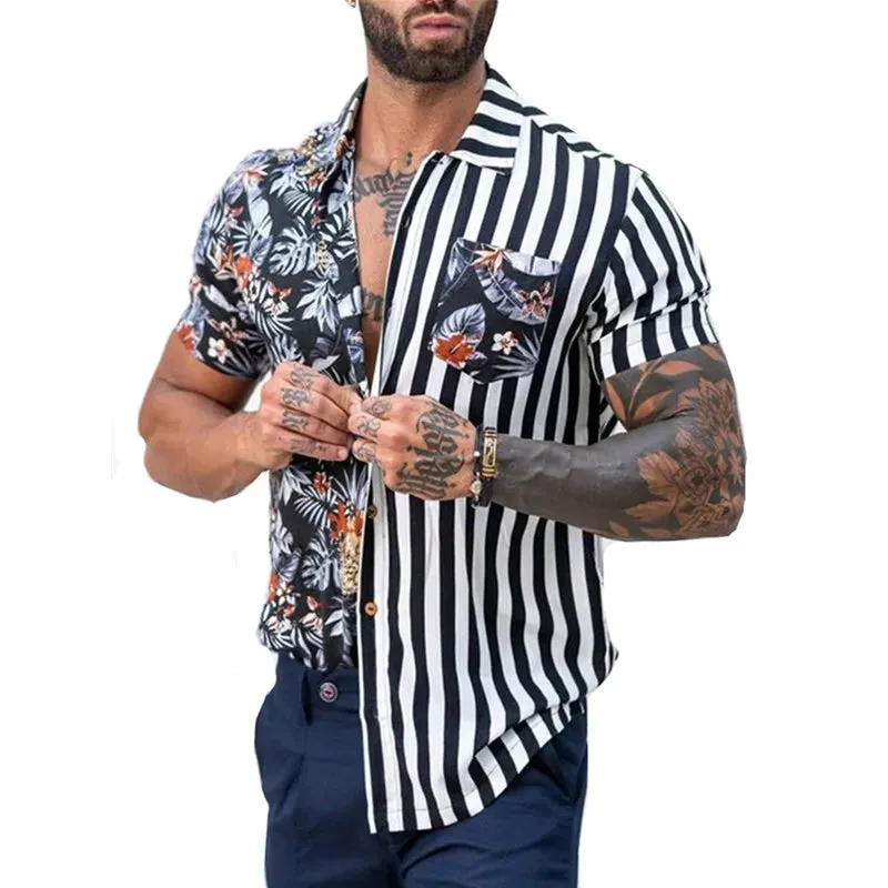 Wiaofellas  -  Mix And Match Summer Short Sleeved Polo Shirts At Home And Out, Monotonous And Breathable Polo Shirts, Men's Clothing