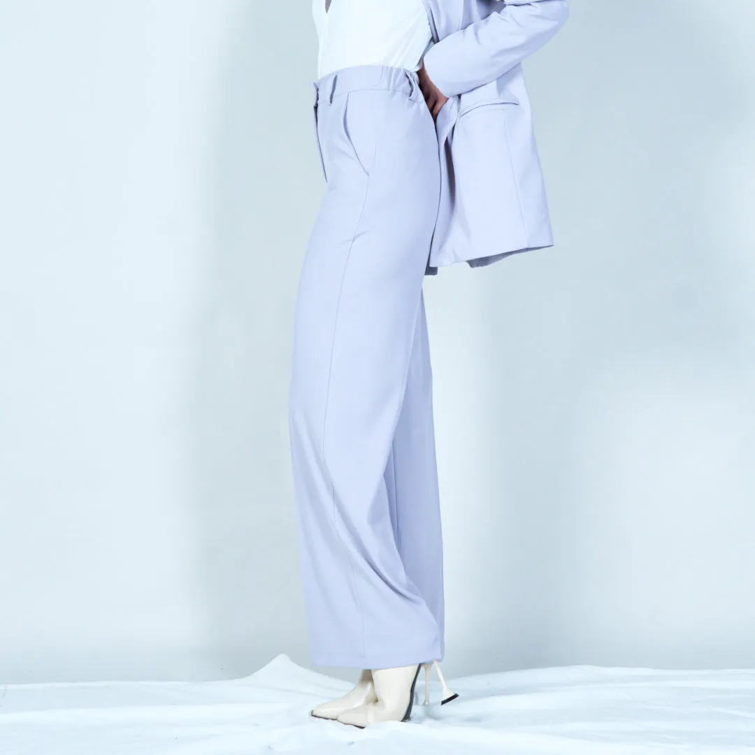 Wide-leg high-waist trousers wholesale