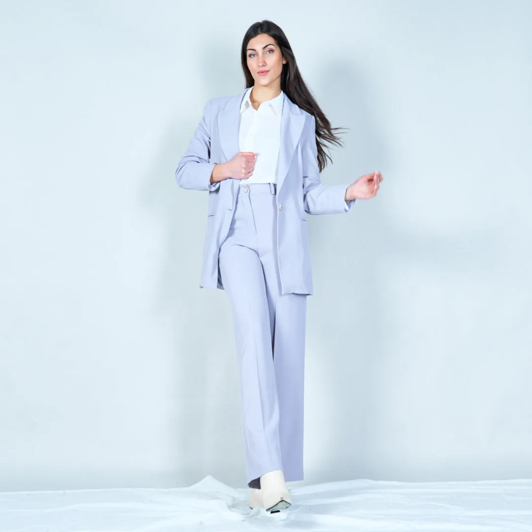 Wide-leg high-waist trousers wholesale