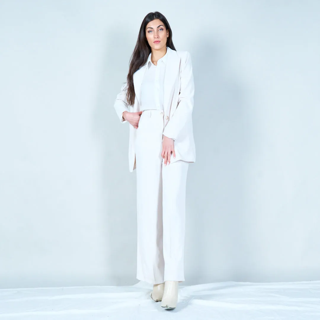 Wide-leg high-waist trousers wholesale