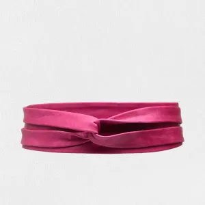WRAP BELT IN FUSCHIA