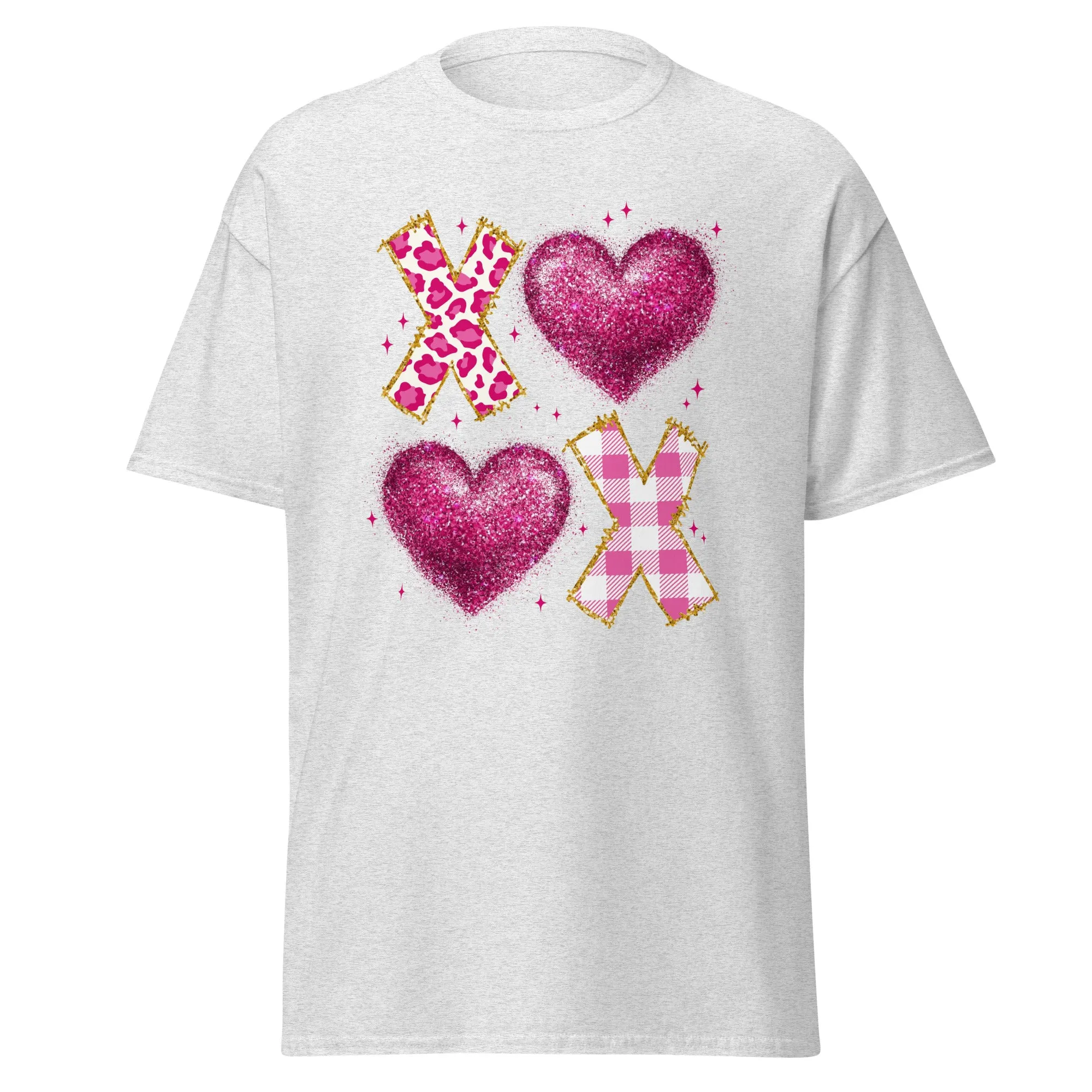 XOXO Pink - Valentine’s Day T-Shirt – Lightweight and Festive
