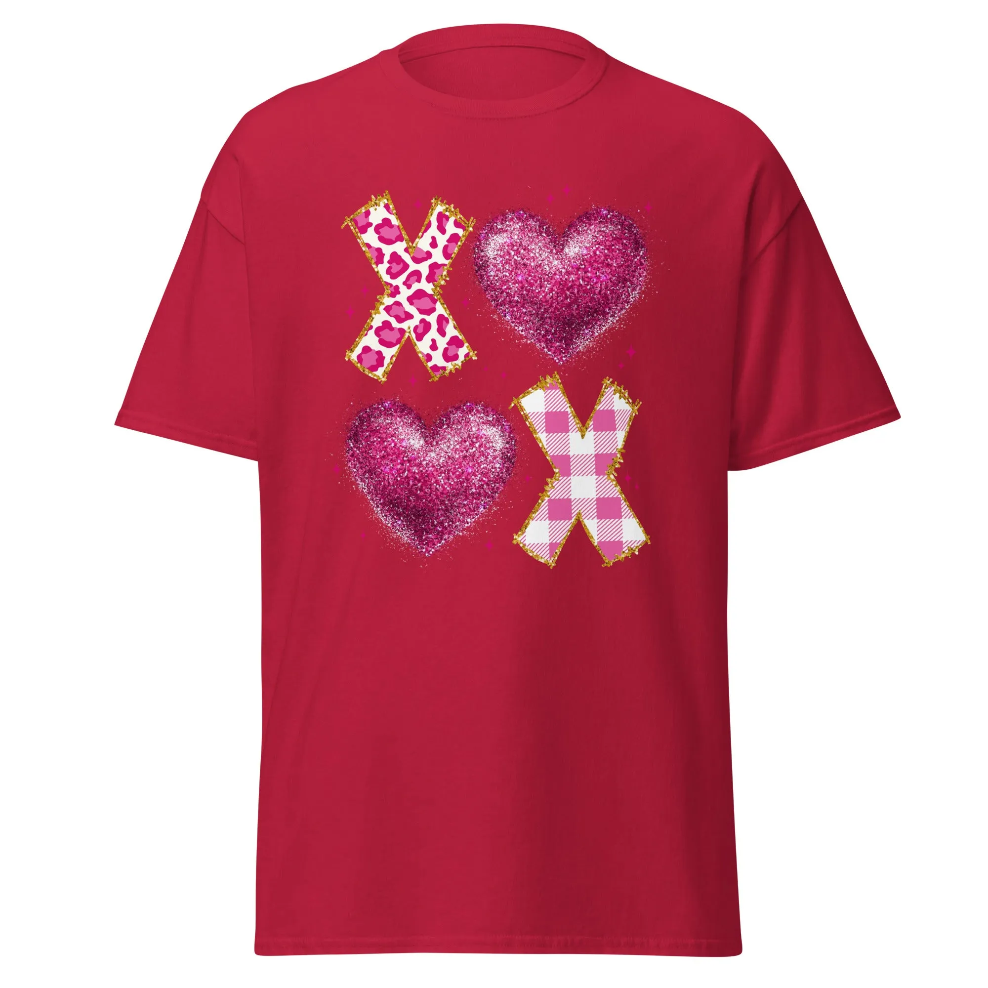 XOXO Pink - Valentine’s Day T-Shirt – Lightweight and Festive