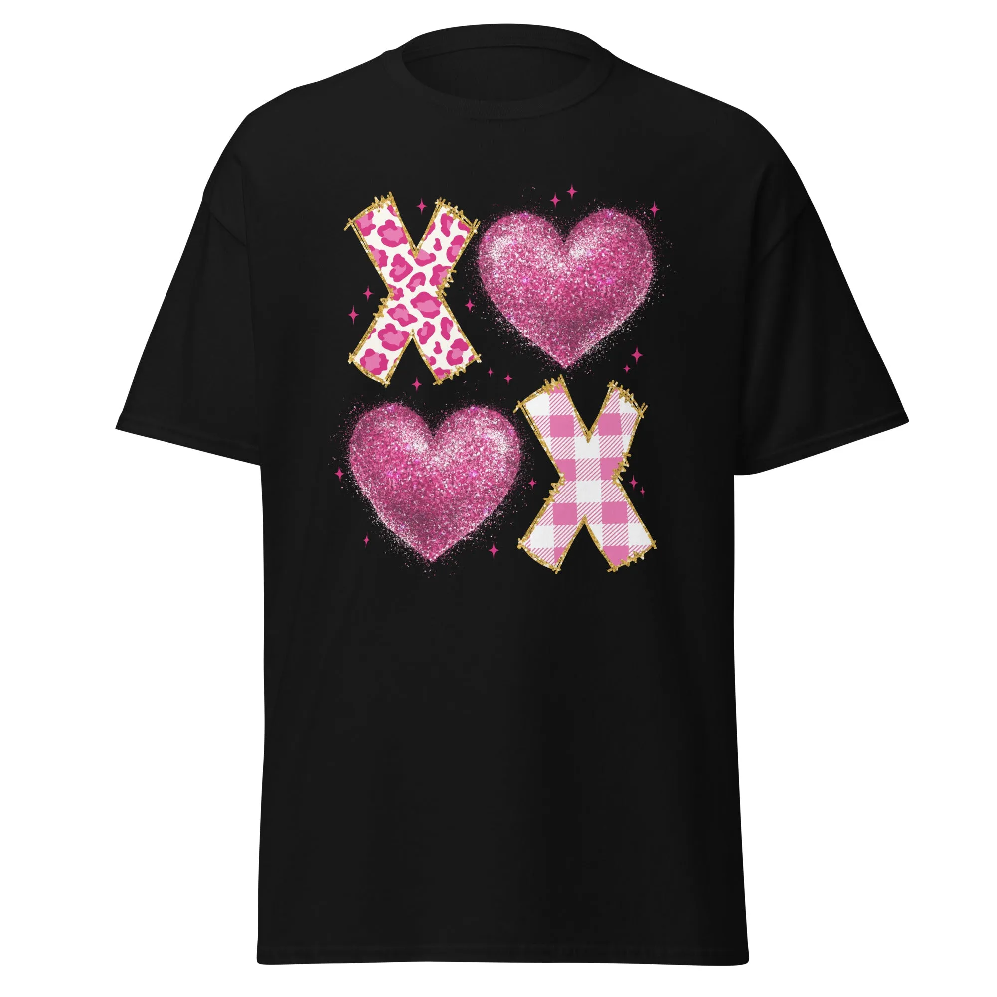 XOXO Pink - Valentine’s Day T-Shirt – Lightweight and Festive