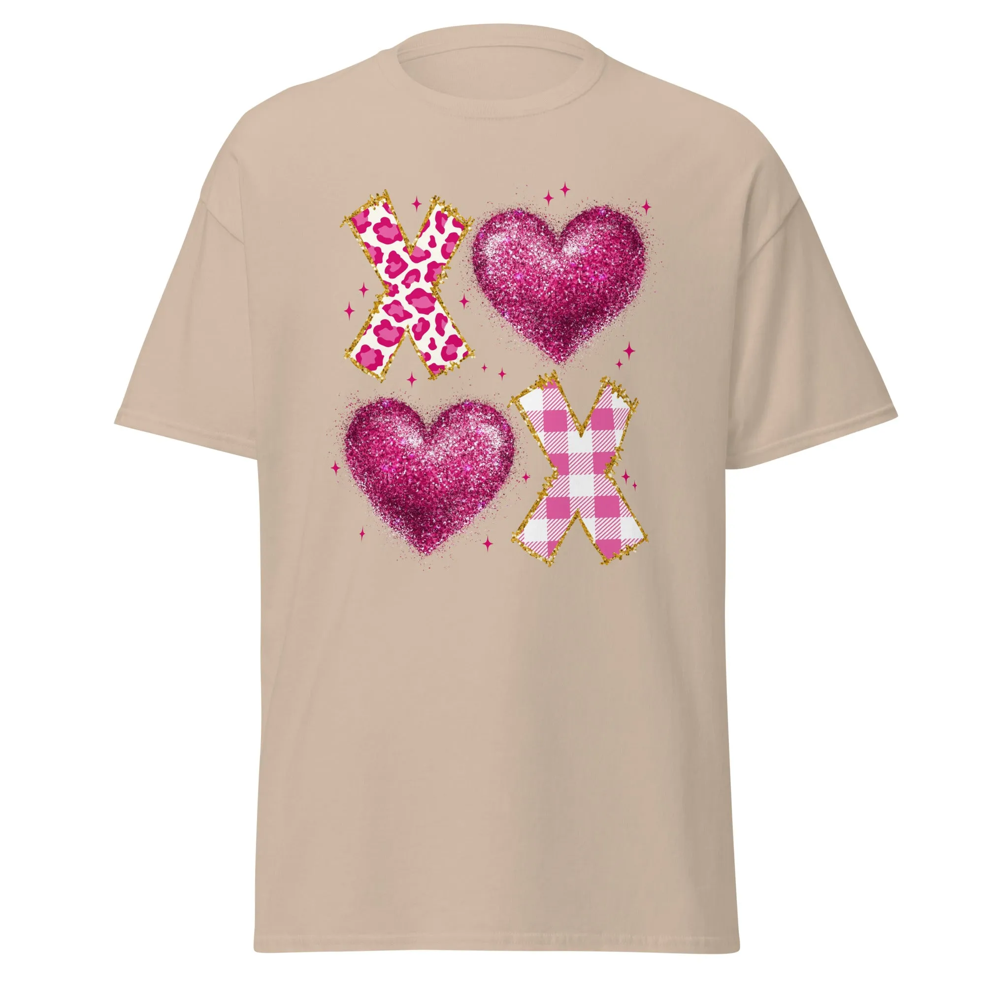 XOXO Pink - Valentine’s Day T-Shirt – Lightweight and Festive