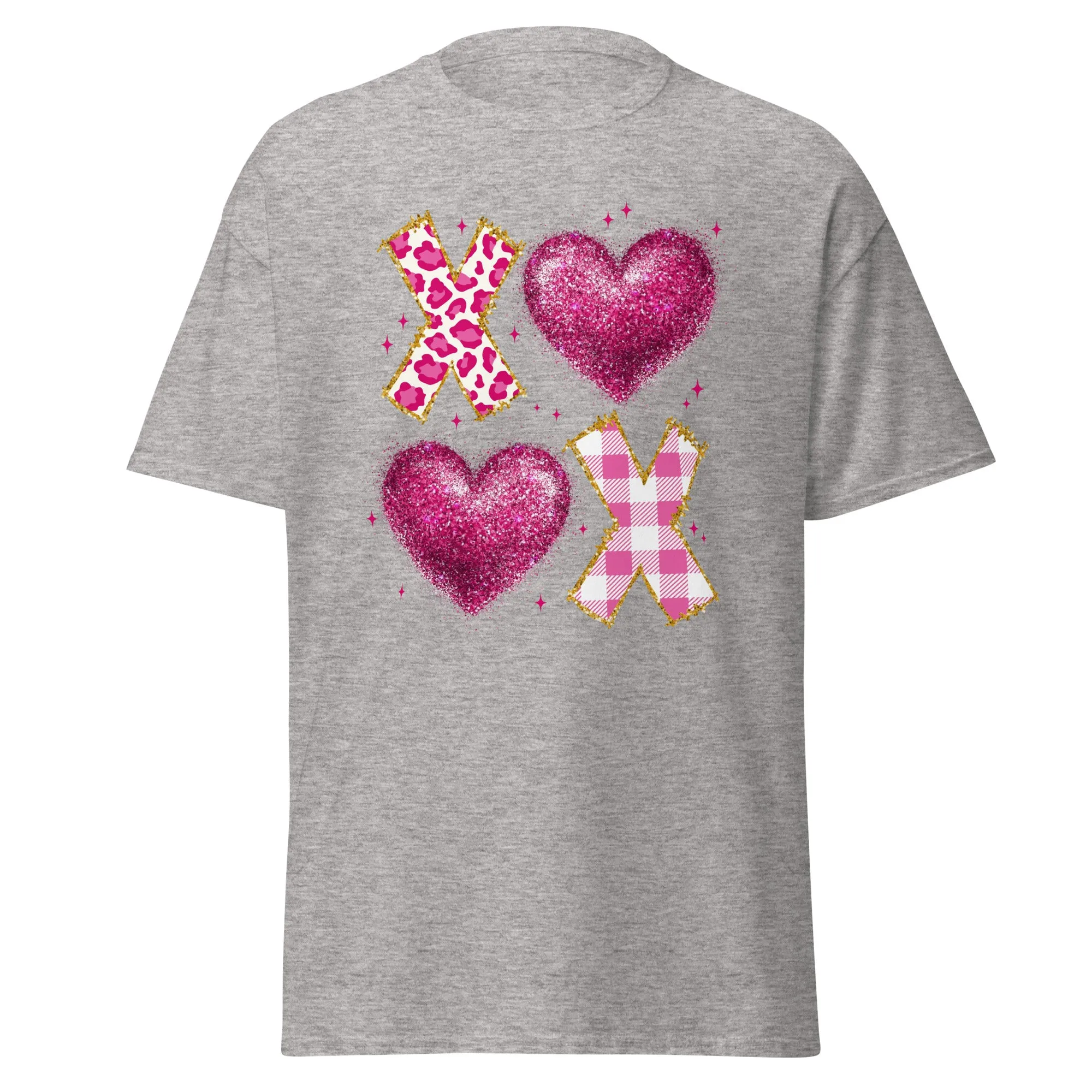 XOXO Pink - Valentine’s Day T-Shirt – Lightweight and Festive