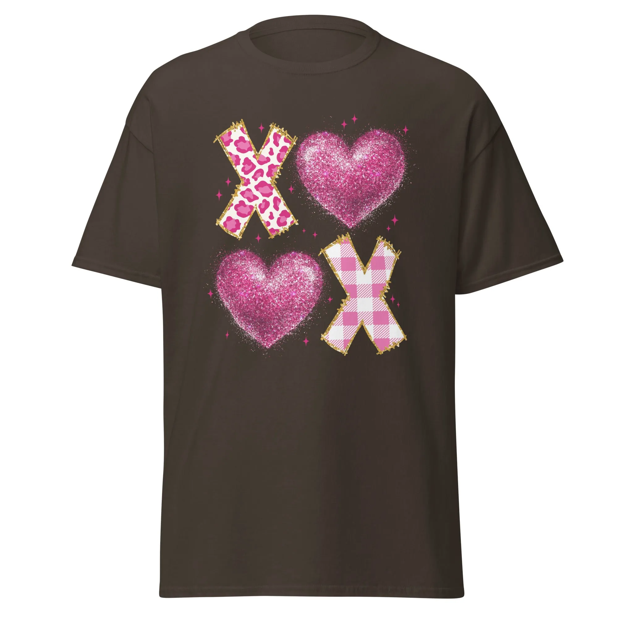 XOXO Pink - Valentine’s Day T-Shirt – Lightweight and Festive