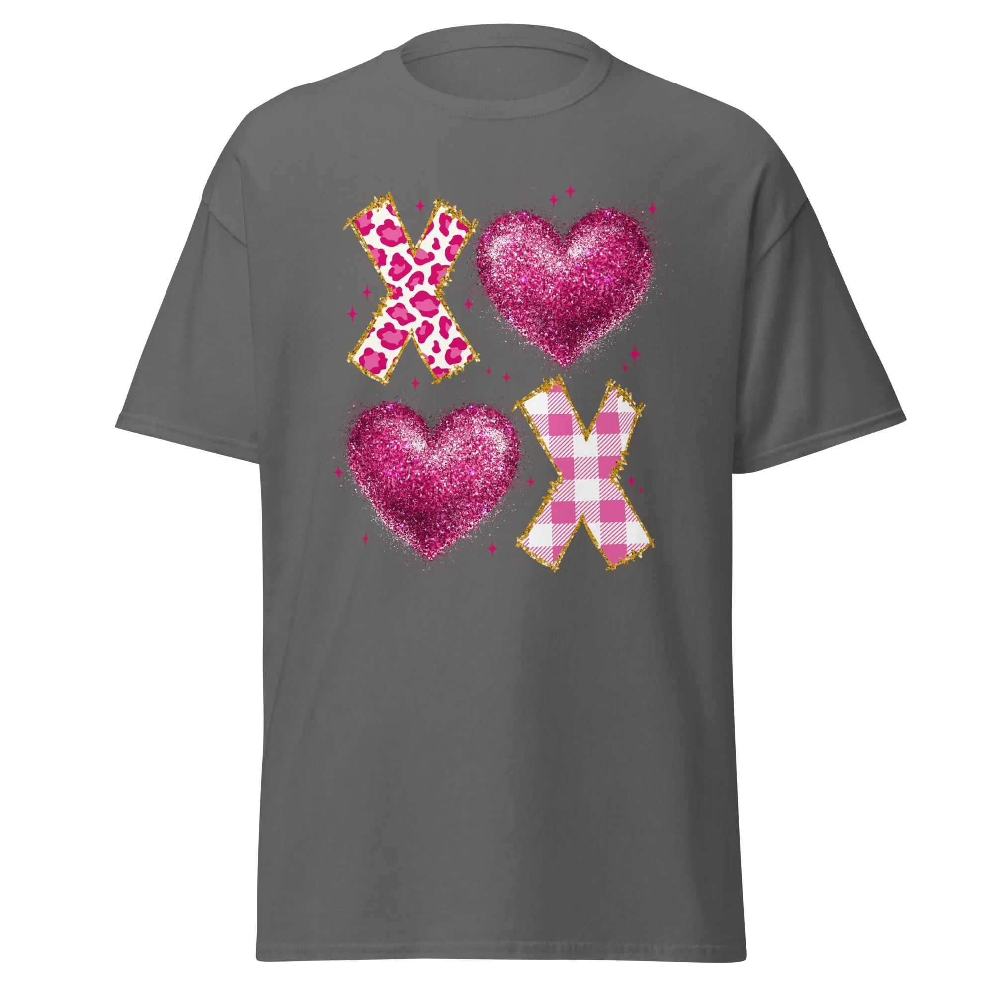 XOXO Pink - Valentine’s Day T-Shirt – Lightweight and Festive