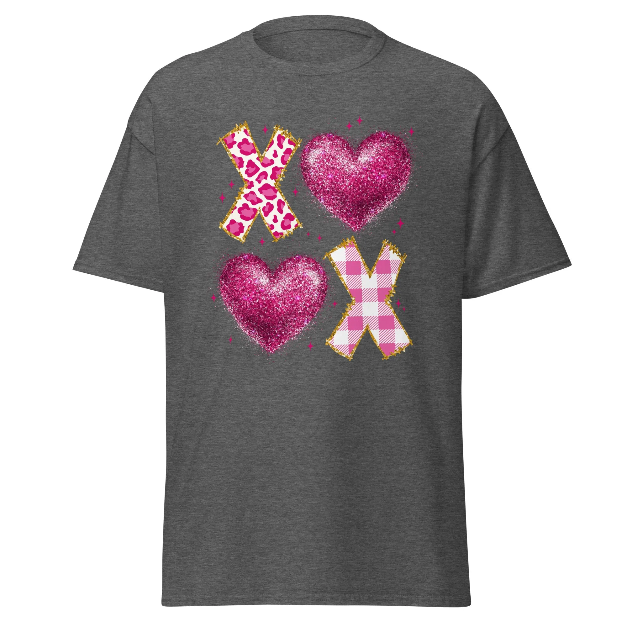 XOXO Pink - Valentine’s Day T-Shirt – Lightweight and Festive