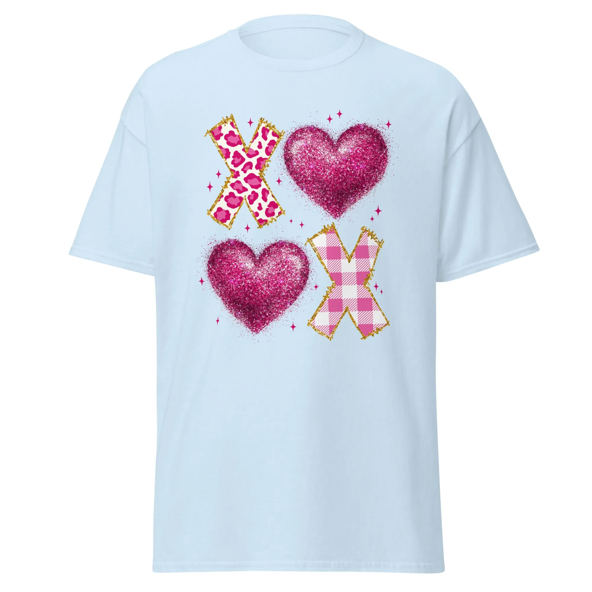 XOXO Pink - Valentine’s Day T-Shirt – Lightweight and Festive