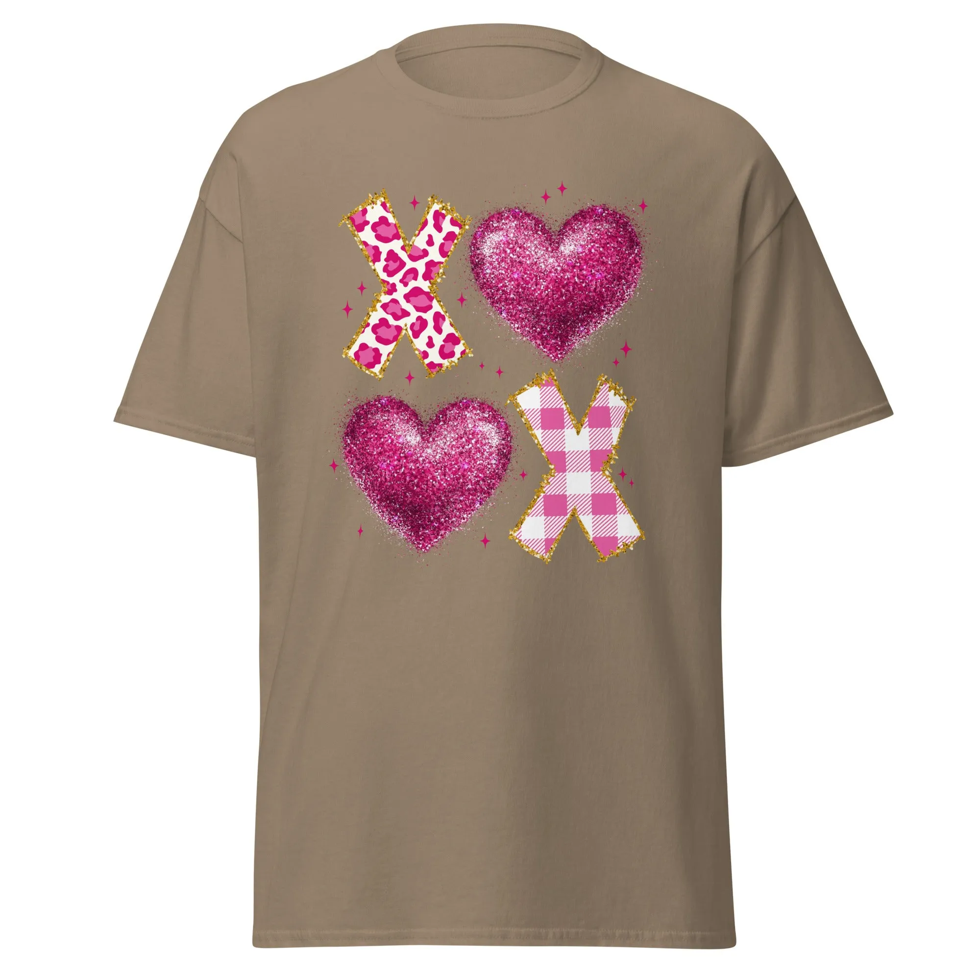XOXO Pink - Valentine’s Day T-Shirt – Lightweight and Festive