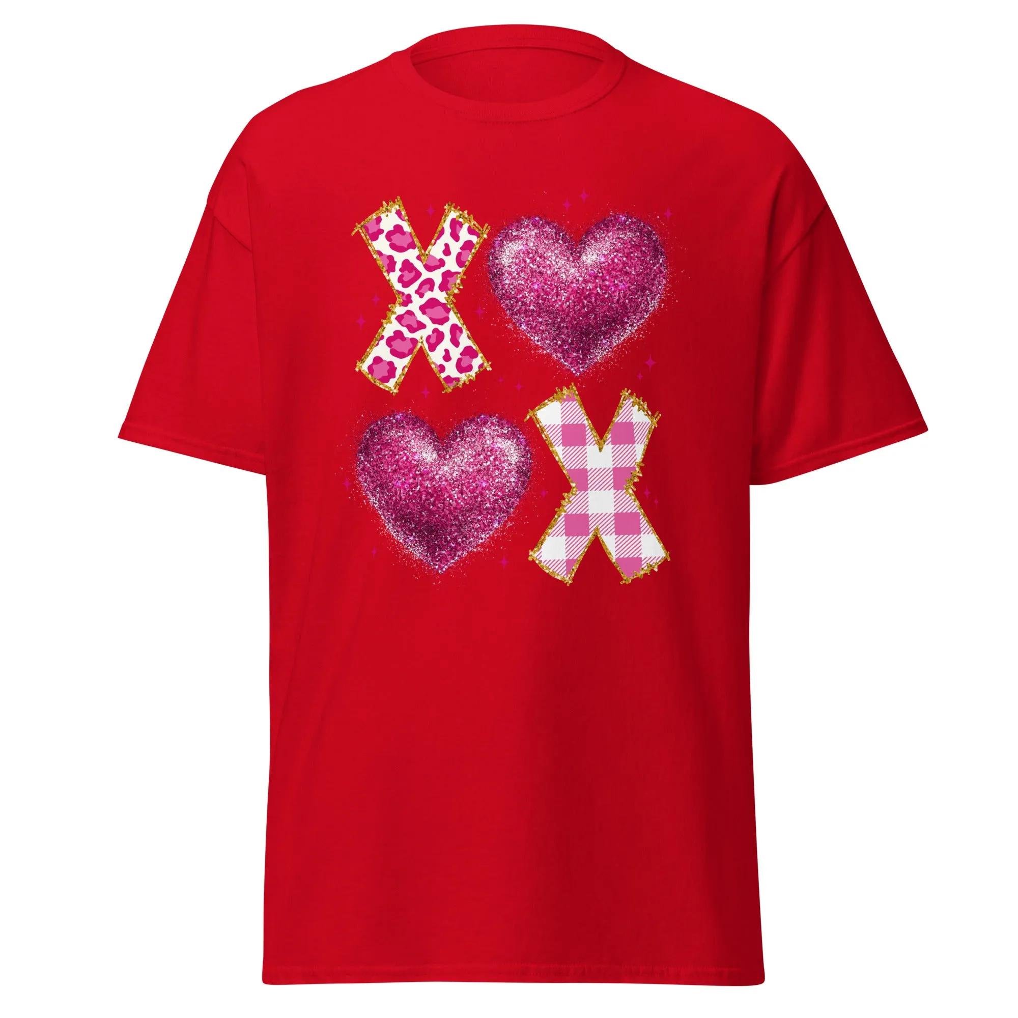 XOXO Pink - Valentine’s Day T-Shirt – Lightweight and Festive